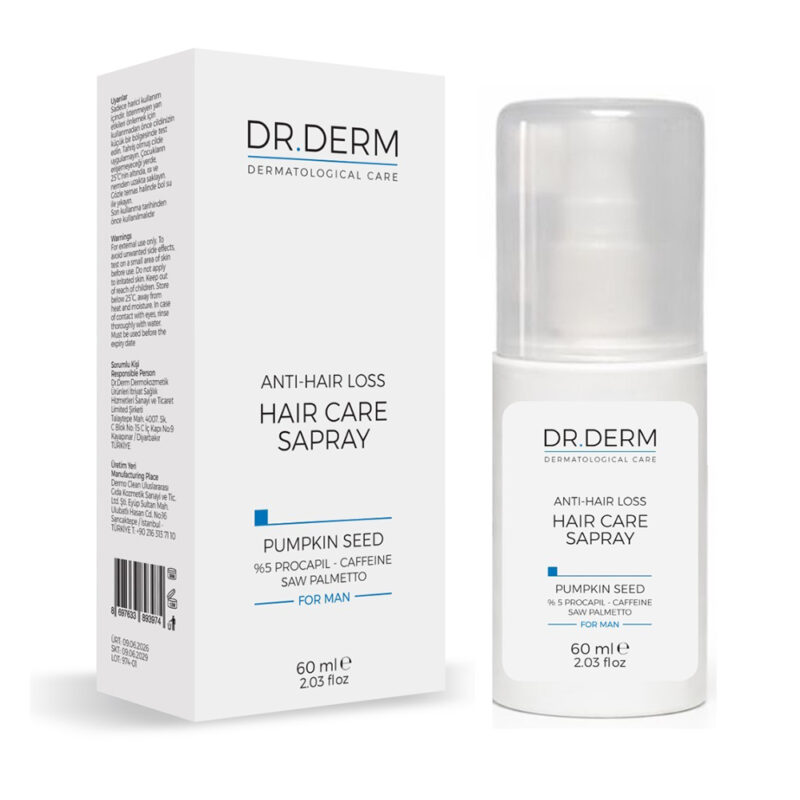 DR. DERM SAÇ DÖKÜLME KARŞITI ERKEK SAÇ SPREYİ 60 ML
